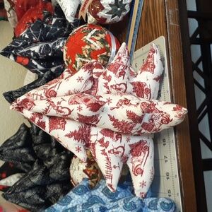 Approximately 9"x9" Stuffed Christmas Decor